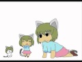 【Nyan Fake Push-up】 Push-up Training with Raku