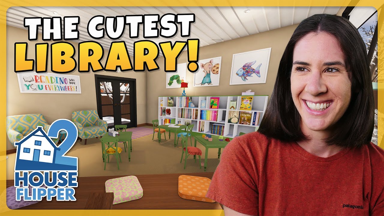 I made a LIBRARY in House Flipper 2! - YouTube
