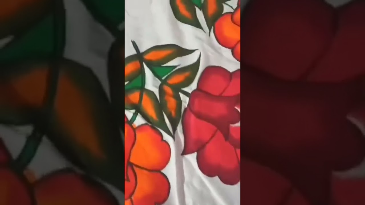 Bed sheet ka design | Chadar ka phool | rose making beutiful hand embroidery designs | for bed sheet