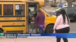 Students Return To Class In Minneapolis