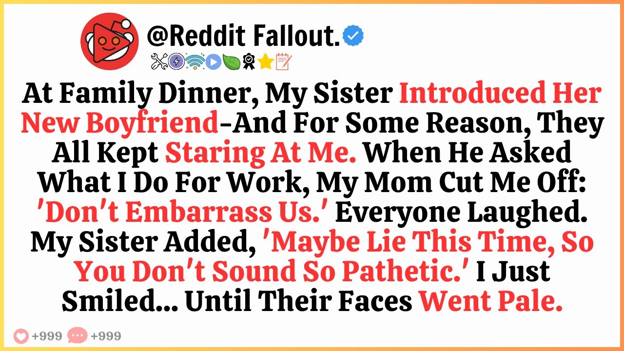 At Family Dinner, My Sister Introduced Her New Boyfriend—And For Some...