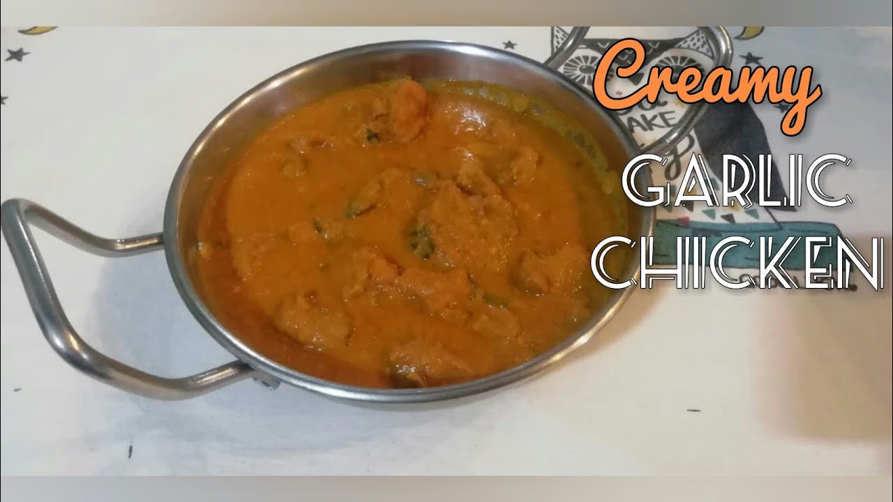 Garlic Chicken Curry Chicken curry Easy recipe Garlic chicken