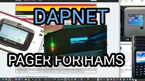 PAGER MESSAGE -PISTAR ,DAPNET