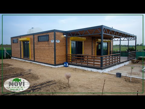 Çatalca - İzzettin Köyünde Montajını Yaptığımız Datca Modeli Evimizde Yaşam Başladı. Container House