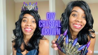 DIY Crystal Crown - DIY Crystal Tiara - Resin Crystal Crown - Resin Crown