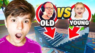 6 YEAR OLD VS. 60 YEAR OLD (Fortnite 1v1)