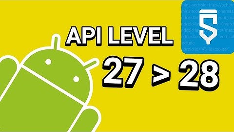 How to upgrade API LEVEL - Sketchware