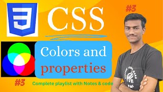 Color in css | RGB Color , HEX Color and HSL Color | CSS tutorial for beginners.