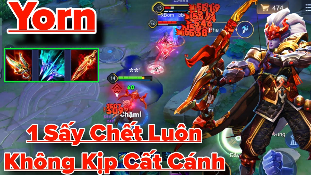 YORN Liên Quân Đầu Game Bị Hành Liên Tục Cho Đến Khi Có 4 Món Đồ 1 Sấy Trắng Máu Kể Cả Đấu Sỹ