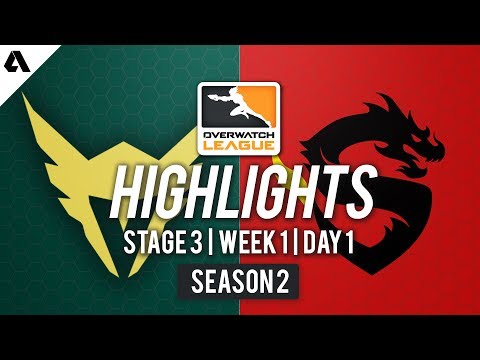 Los Angeles Valiant vs Shanghai Dragons | Overwatch League S2 Highlights - Stage 3 Week 1 Day 1