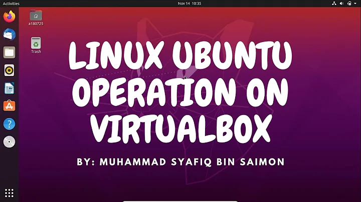 Operation of Linux Ubuntu 64-bit On Virtualbox