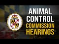 Animal Control Commission Virtual Hearing | December 7th, 2020