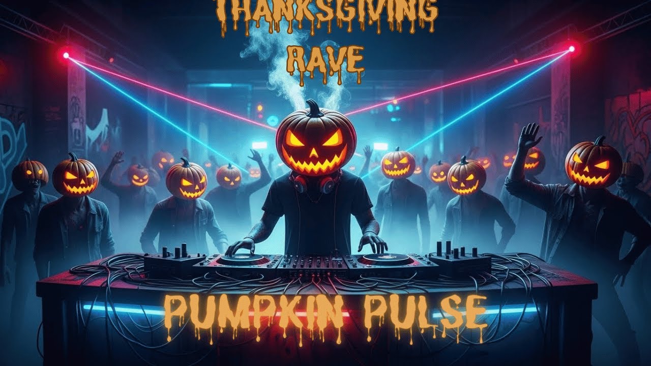 Pumpkin Pulse (Official Music Video) | Thanksgiving Rave EDM – 808 Viral Studios