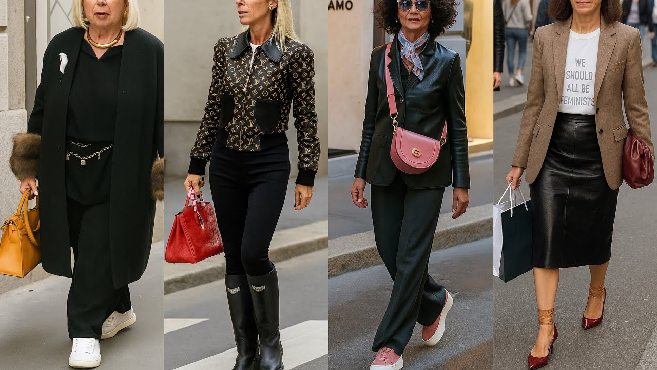 MILAN OCTOBER HOTTEST FASHION 2025 🍁 AUTUMN TRENDY STREET LOOKS IN ITALIAN LUXURY SHOPPING WALK