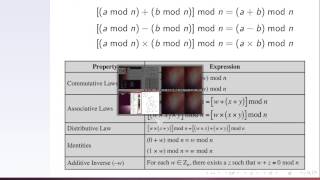 CSS322, Lecture 11, 14 Dec 2012 - Number Theory