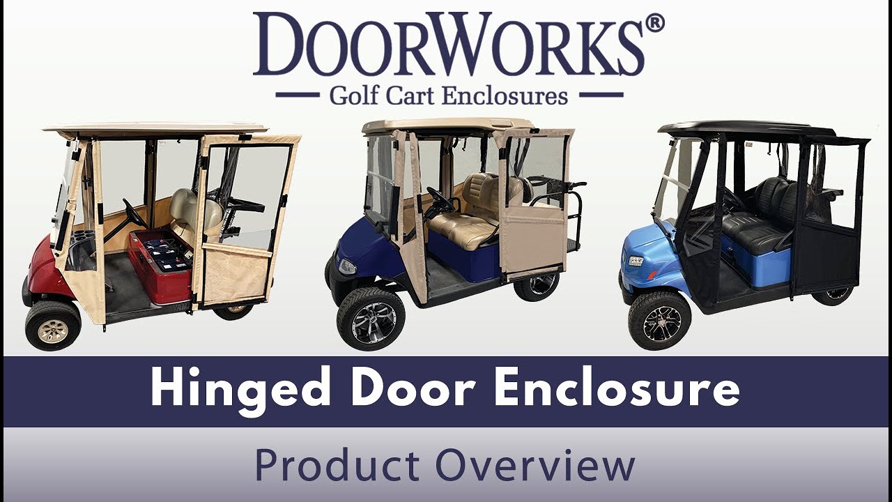 CLUB CAR PRECEDENT GOLF CART ENCLOSURES - TRACK STYLE - VINYL – GOLF CAR  RANCH