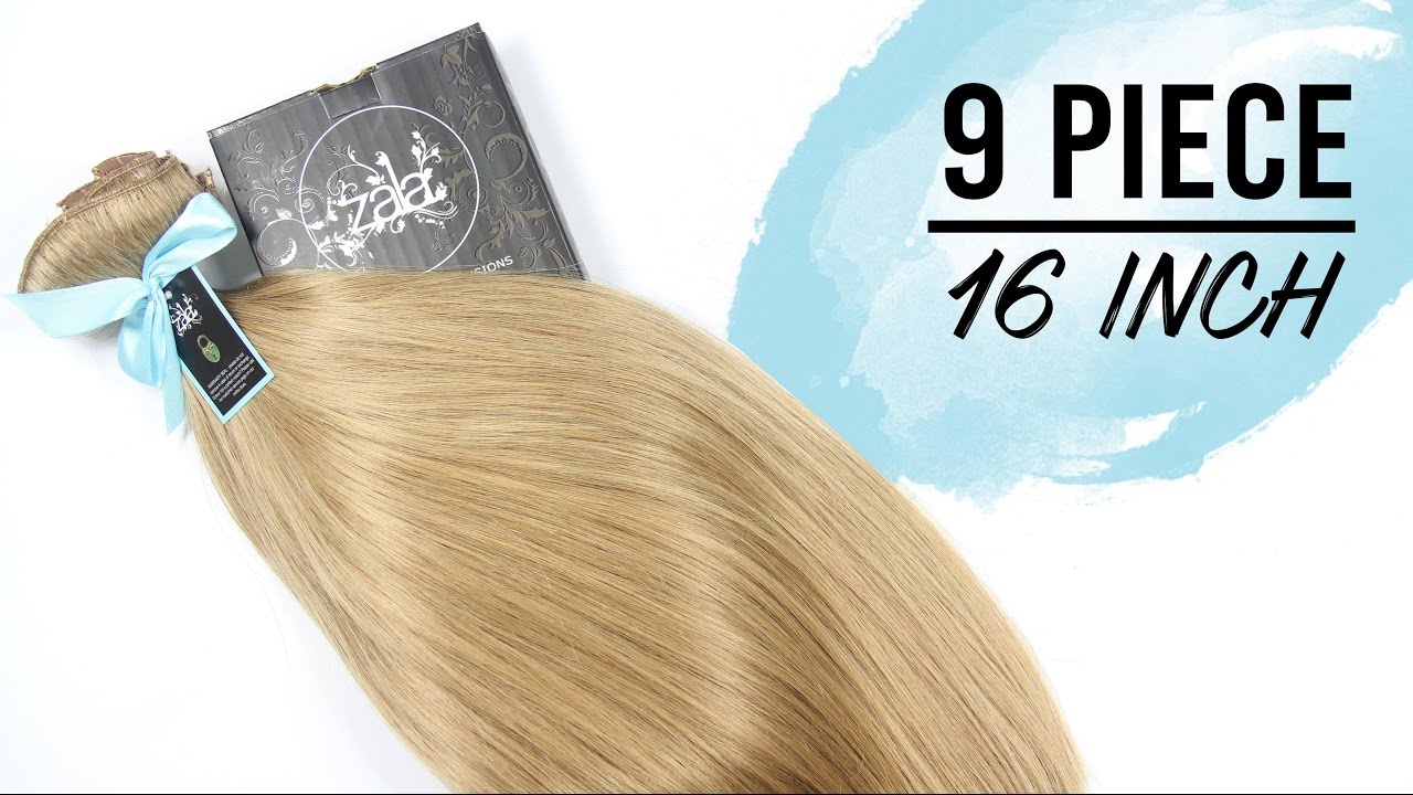 ZALA Honey Blonde #18 16 inch 9 piece