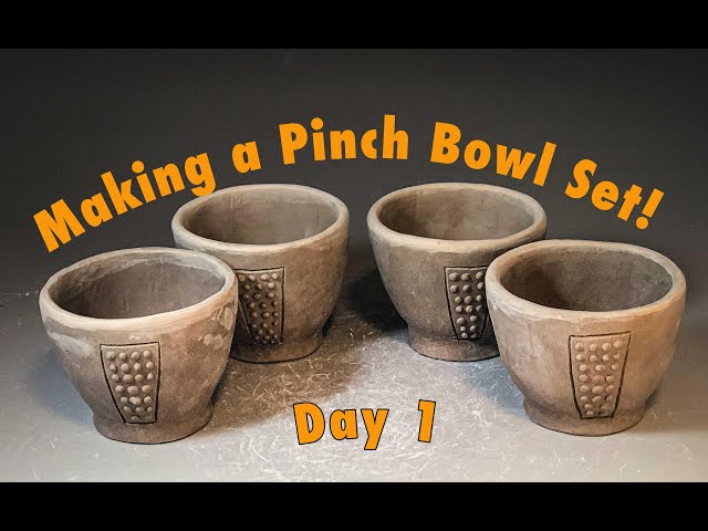 Part 1 - Efficiency in Making a Matching Pinch Bowl Set - Day 35 Quarantine  Distraction Video 