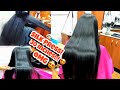 Silk Press on 30 inches, Her hair is so long!