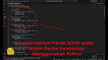 Implementasi Prinsip SOLID pada Sistem Rental Kendaraan Menggunakan Python