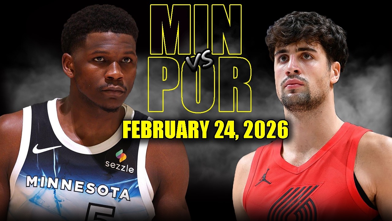 Minnesota Timberwolves vs Portland Trail Blazers Full Game Highlights – February 24 2026 |NBA Season