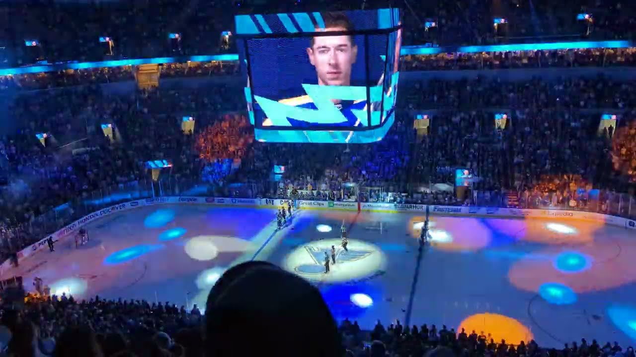Winnipeg Jets at St. Louis Blues, 2025 Stanley Cup Playoffs Round 1, Game 4 Introductions