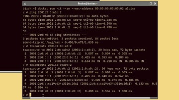 Docker IPv6 networking + OSPFv6 route distribution