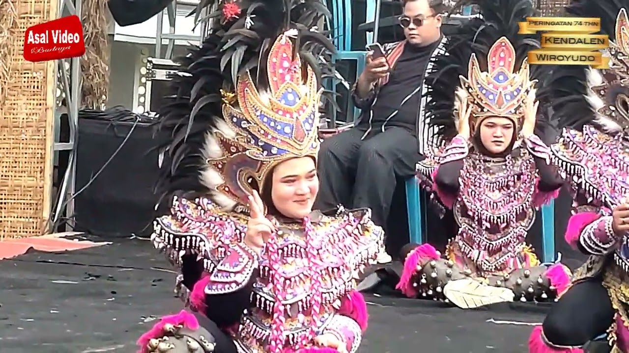 Tari Topeng Ireng  Mts Amal Sholeh Jetak Getasan Festival Seni Anniversary Reog Kendalen Wiroyudo 74