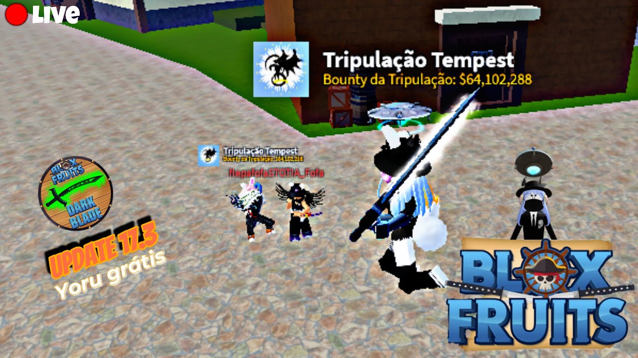 Live Update Blox Fruits Ao Vivo Ajudando Raid E Doando Frutas Com