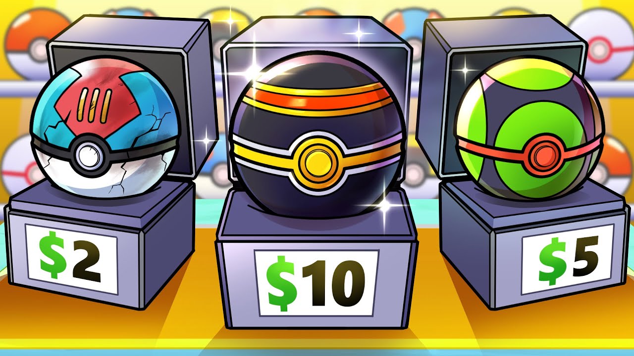 We Buy Pokeballs Containing Pokemon, Then Battle!