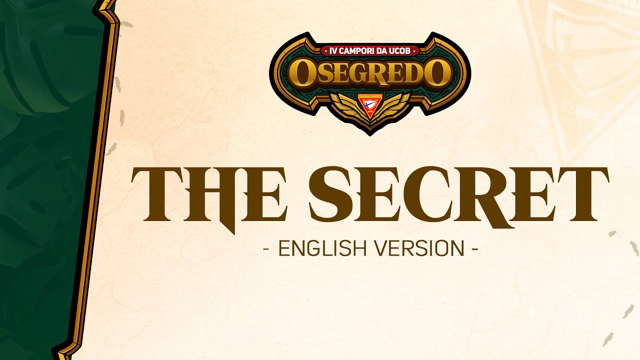 O SEGREDO THE SECRET IN ENGLISH IV UCOB CAMPORI YouTube o-segredo-the-secret-in-english-iv-ucob-campori-youtube