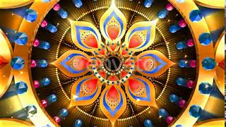 Flower Gold Background