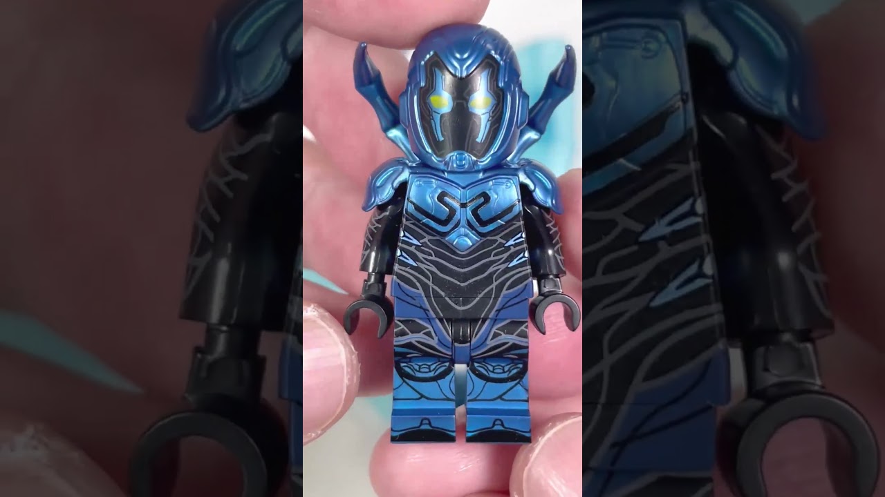 LEGO Blue Beetle Unofficial Lego Minifigure 
