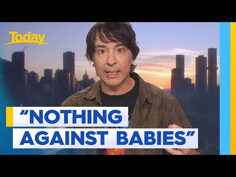 Comedian Arj Barker on asking breastfeeding mother to leave Melbourne show | Today Show Australia