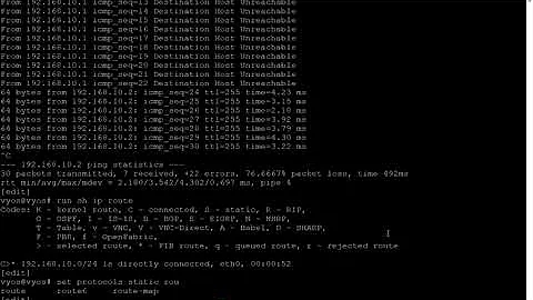 #Vyos #Router #Basic Configuration : Assigning interface ip address and default route