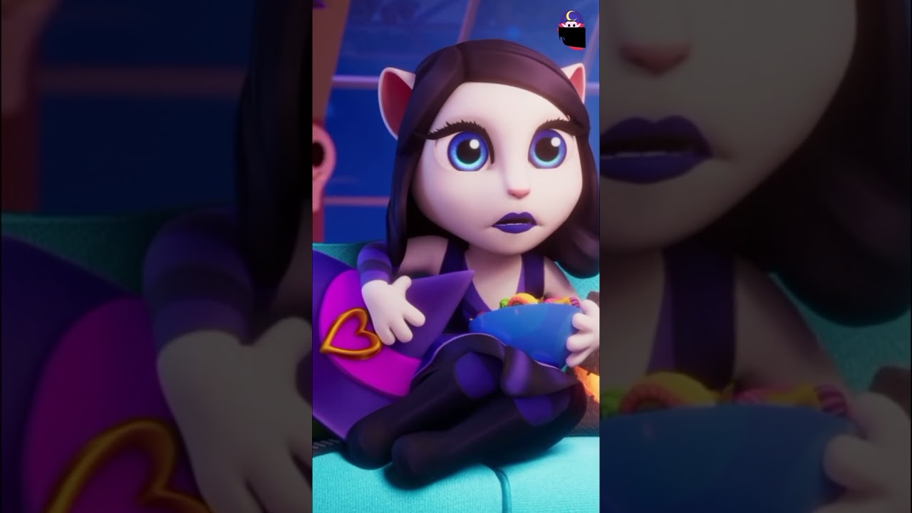 Spooky scene of Angela🧌🫣👻😈💀 