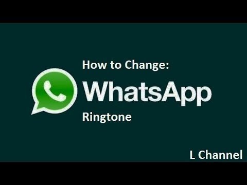 how to change whatsapp ringtone on iphone - YouTube