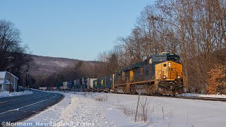 Trains on the CSX Boston & Albany | 2-6-21