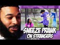 Sneezing On Strangers Prank Goes Wrong..
