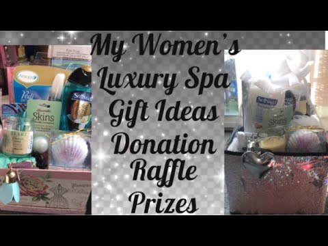 Women’s Luxury Spa Gift Baskets Raffle baskets for Charity. Ways I put my stockpile to good use