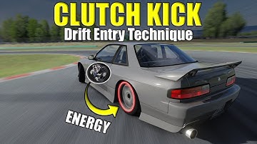 How to Drift #2 | Clutch Kick Drift Entry Technique | Assetto Corsa