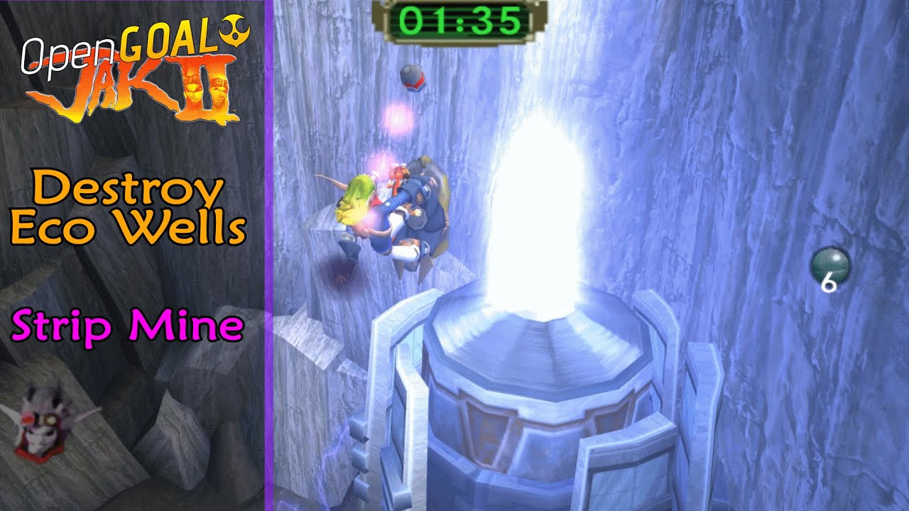 Jak II OpenGOAL - Destroy Dark Eco Wells