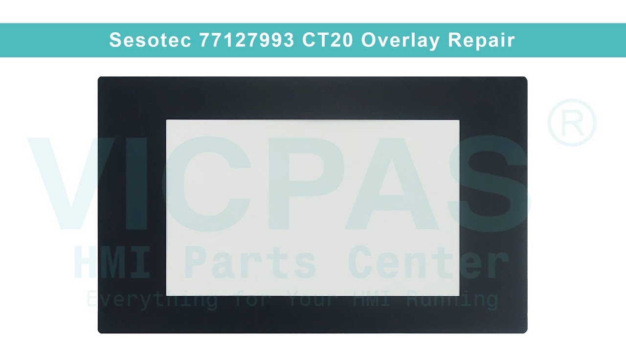 Sesotec 77127993 CT20 Front Overlay Replacement