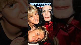 Thank U Aaron Carter for Supporting MJ | I wish Time Machine bring Back MJ ❤️ #iloveyou #shorts #MJ