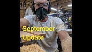 Update: Sept 2019 Project van, CNC,painting,table,tree removal