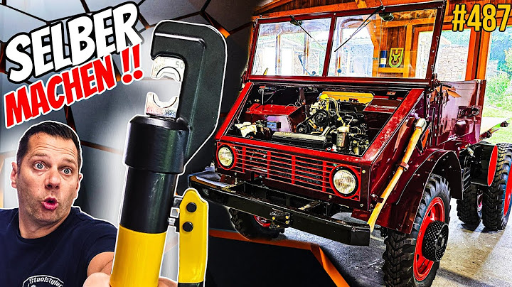 NICHT KAUFEN ! Selber PRESSEN - 50mm² - UNIMOG  | Bohren im frischen Lack | #vlog 487  #steelstyler