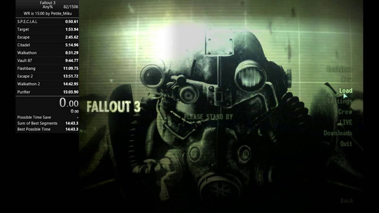 Fallout 3 を14分54秒でクリアする猛者現る ウェイストランド最速の男 によって世界記録が刻まれる Automaton