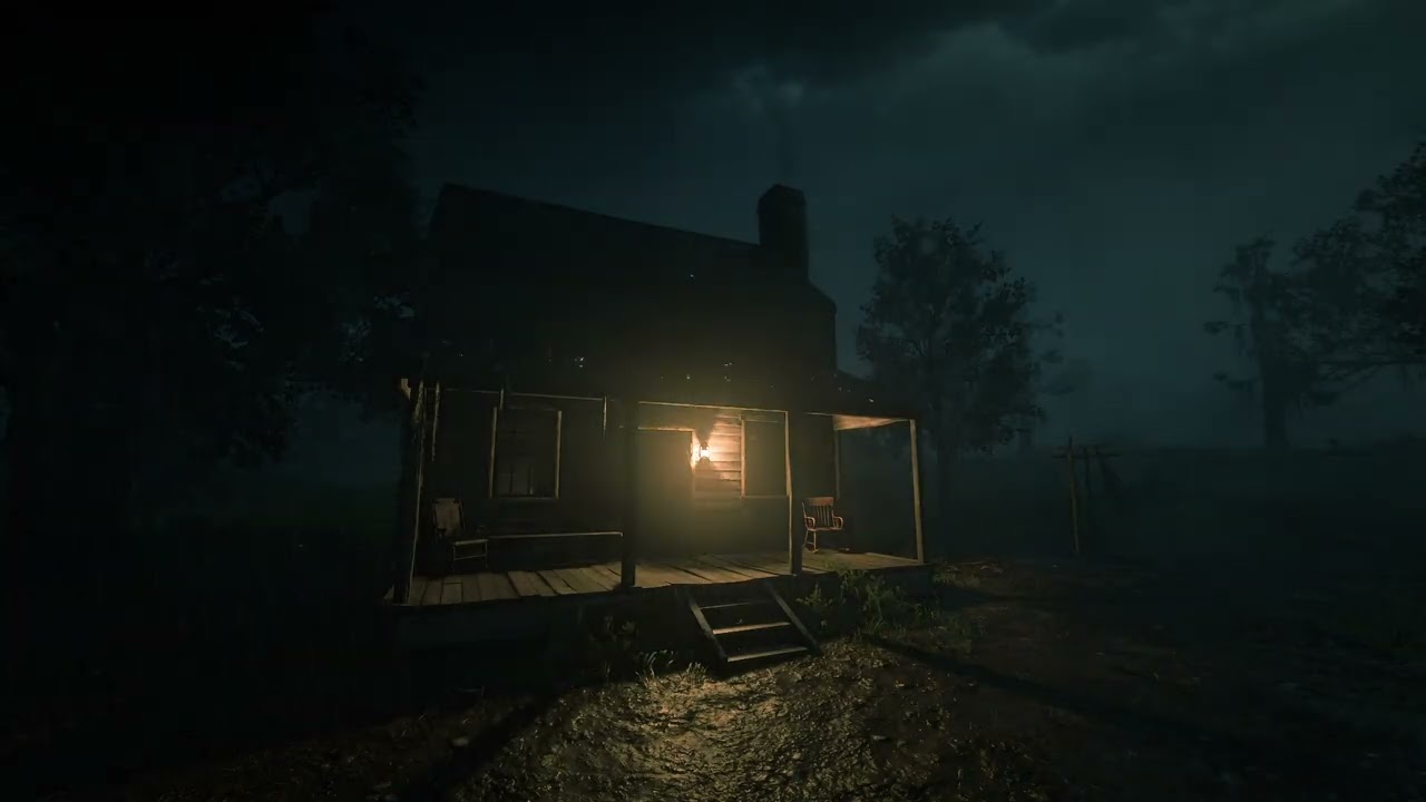 Rain and Thunder Night Sounds for Deep Stress Recovery