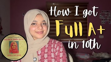 How I got FULL A+ in 10th | Study tips from a MBBS student 📚🏆