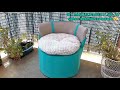 MANUALIDADES: Silla hecha con 100%materiales reciclados💖DIY chair made with 100% recicled materials